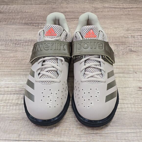 Adidas Powerlift 3.1 Men's Size 9 Beige Olive Brown Weightlifting Shoes (BA8017) - Picture 2 of 9